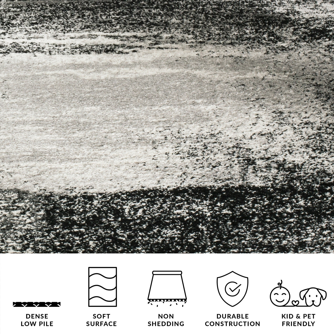 SAFAVIEH, Tapis abstrait moderne Adirondack Allegonda