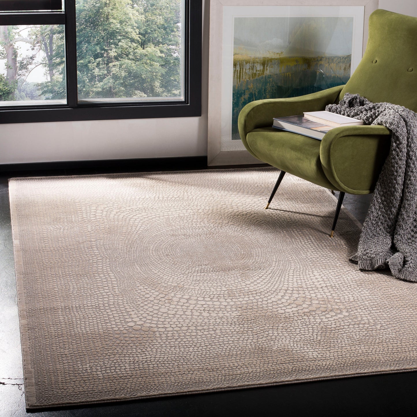 Tapis abstrait moderne Meadow Audry de SAFAVIEH