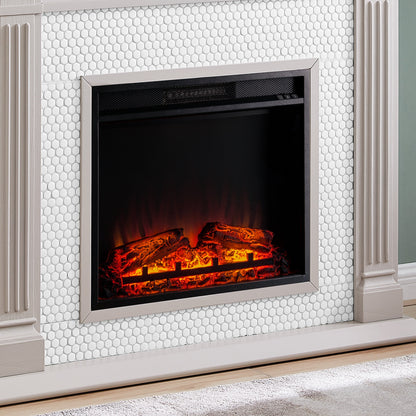 Foyer électrique encastrable SEI Furniture 23 avec télécommande