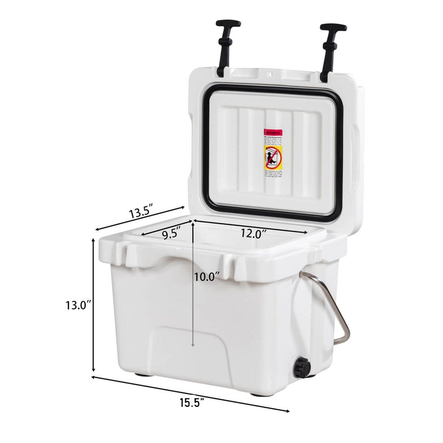 Glacière portable SKTAKOL 16 pintes (15 litres) étanche, capacité 24 canettes de glace - Voir les détails