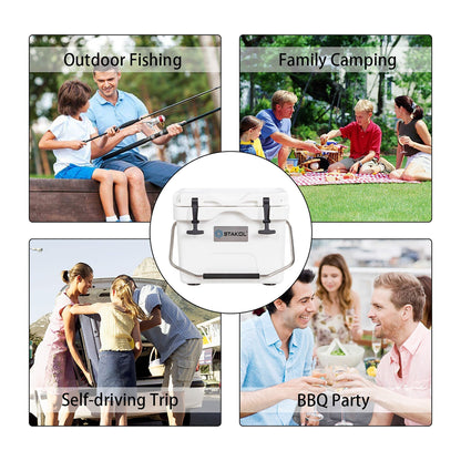 Glacière portable SKTAKOL 16 pintes (15 litres) étanche, capacité 24 canettes de glace - Voir les détails