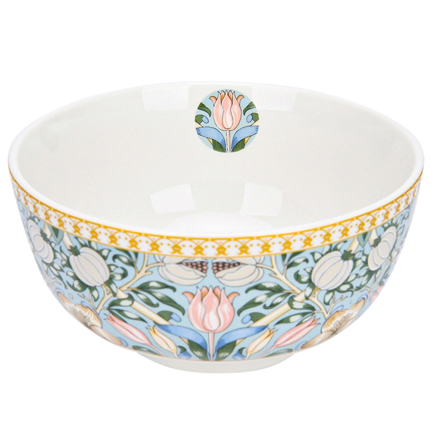 Service de table en porcelaine fine Morris Garden de STP Goods, 24 pièces, pour 6 personnes