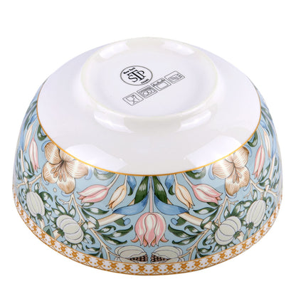 Service de table en porcelaine fine Morris Garden de STP Goods, 24 pièces, pour 6 personnes