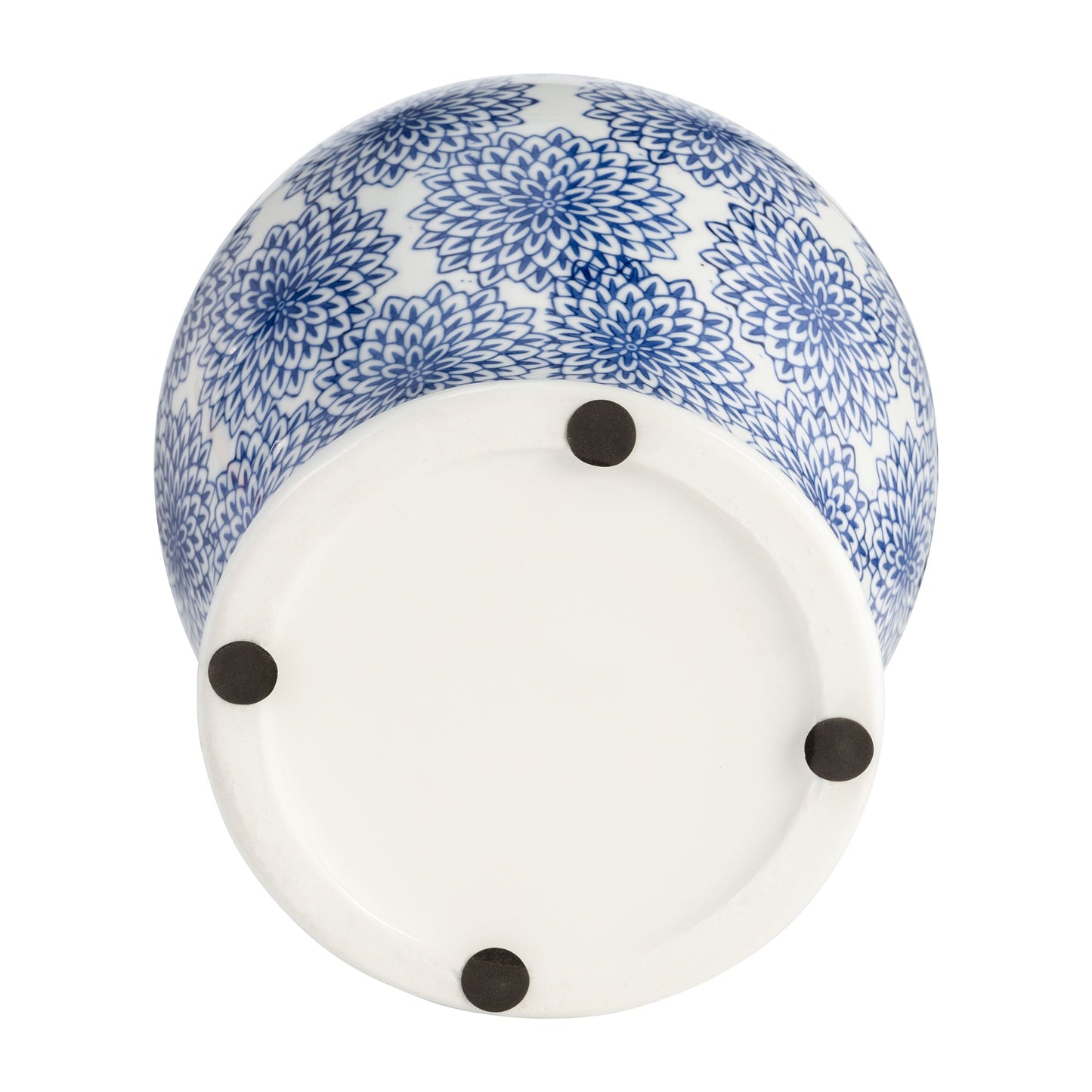 Bocal à motifs éclectiques Sagebrook Home avec couvercle