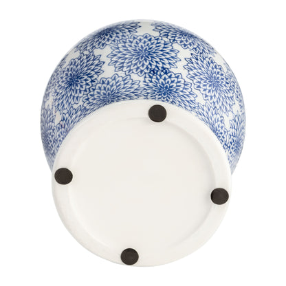 Bocal à motifs éclectiques Sagebrook Home avec couvercle