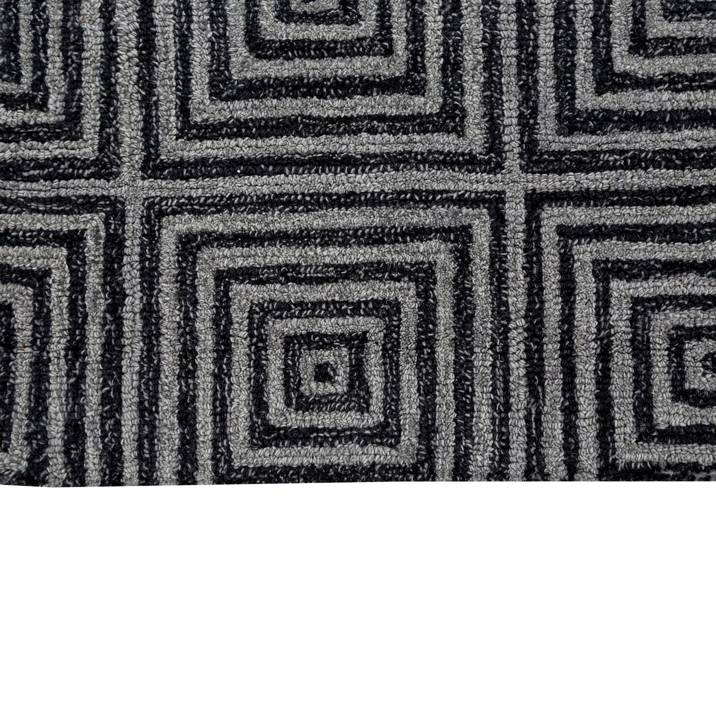 Tapis Sara de luxe fait main en laine abstraite George Towne Living