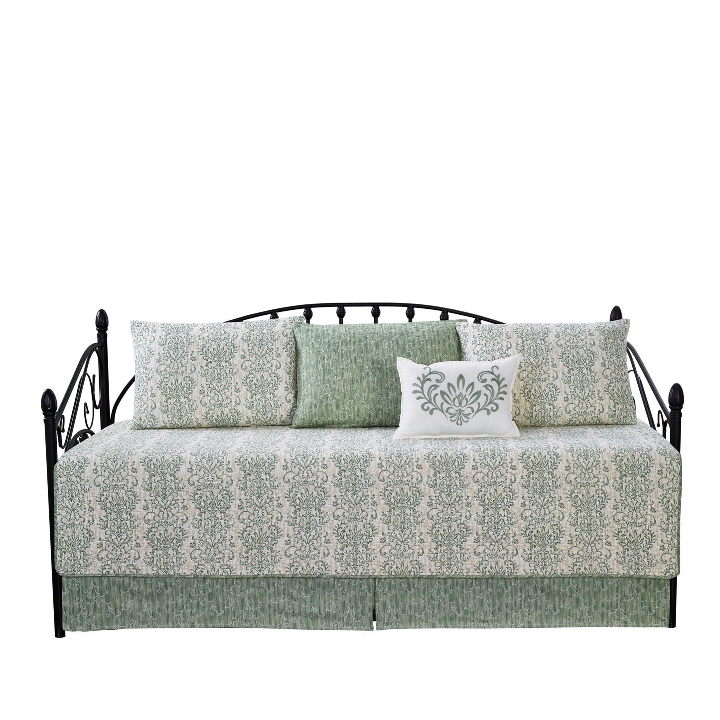 Ensemble de couvre-lit Serenta 6 pièces en mélange de coton pour lit de jour - 75 x 39