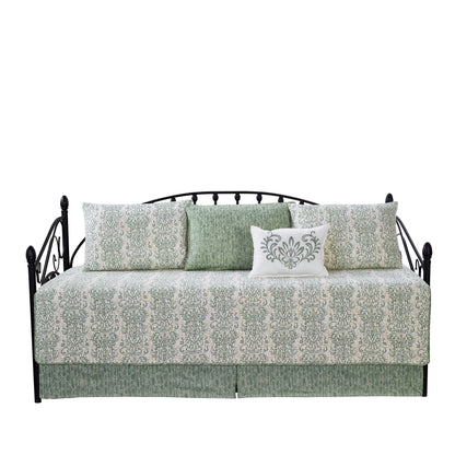 Ensemble de couvre-lit Serenta 6 pièces en mélange de coton pour lit de jour - 75 x 39