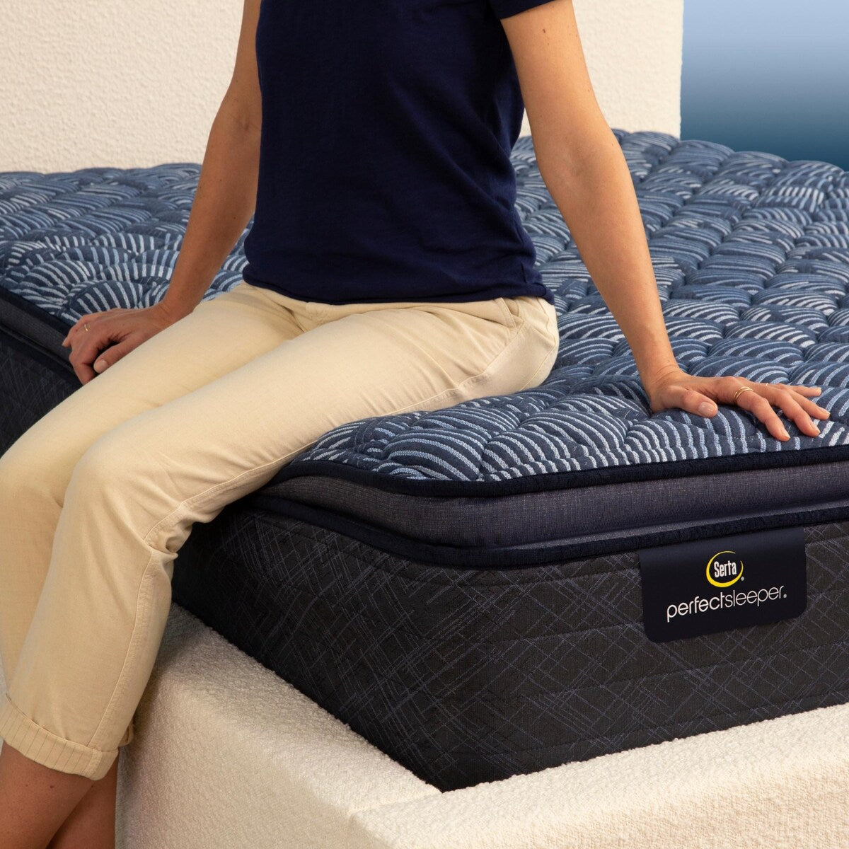 Matelas Serta Perfect Sleeper Oasis Sleep 14.5 Ferme à plateau-coussin