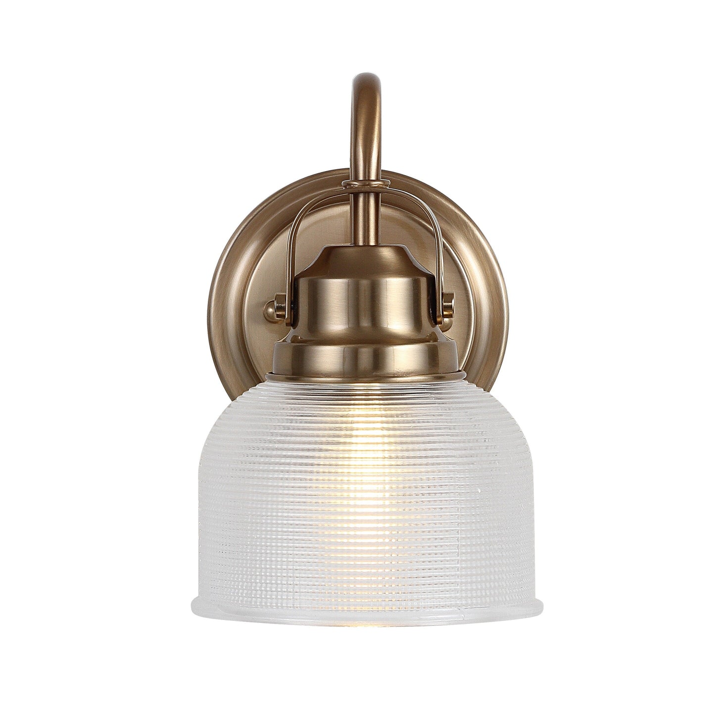 Applique murale LED Shirley en métal et verre, par JONATHAN Y