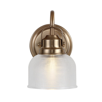 Applique murale LED Shirley en métal et verre, par JONATHAN Y