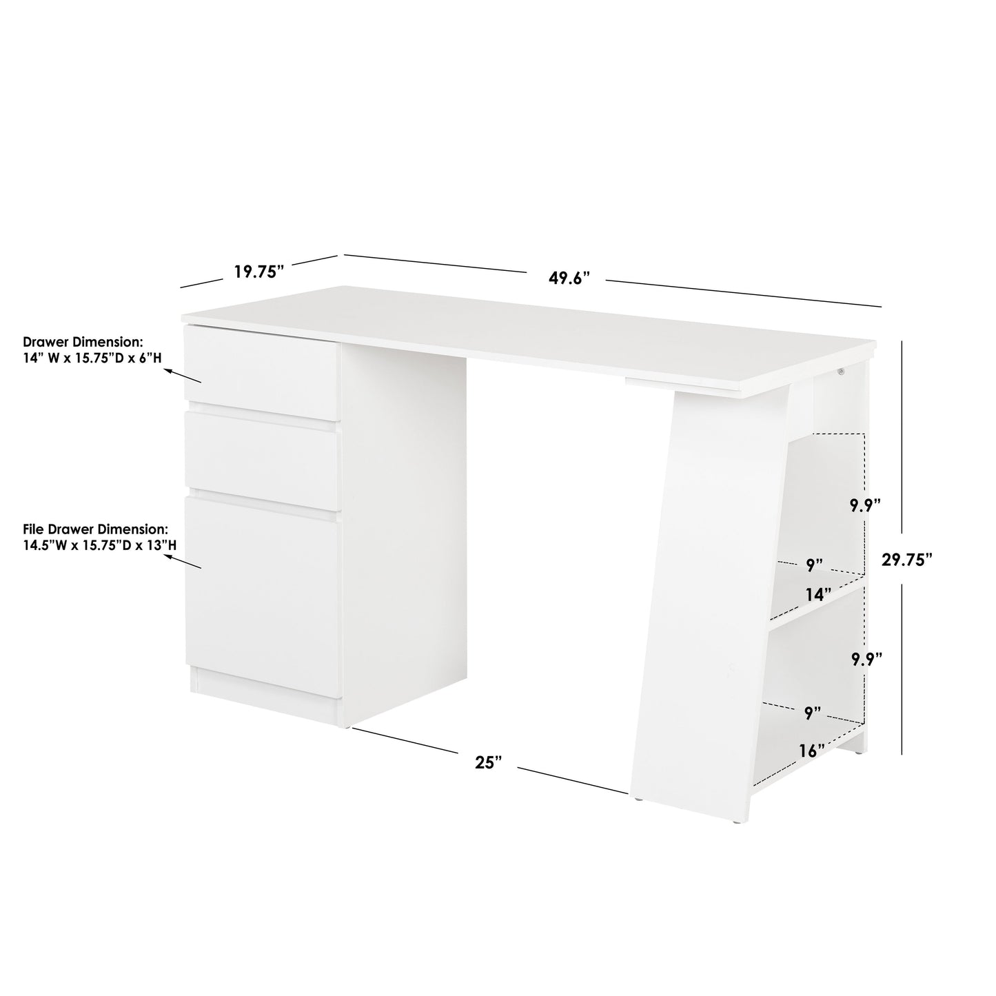 Bureau moderne Simple Living Como