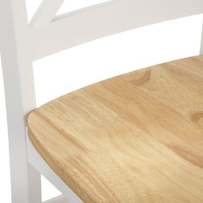 Chaises de salle à manger style cottage champêtre (lot de 2)