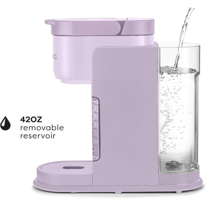 Cafetière à dosettes K-Cup individuelles, 3 tailles de tasse, café fort, réservoir de 1,25 L, lavande