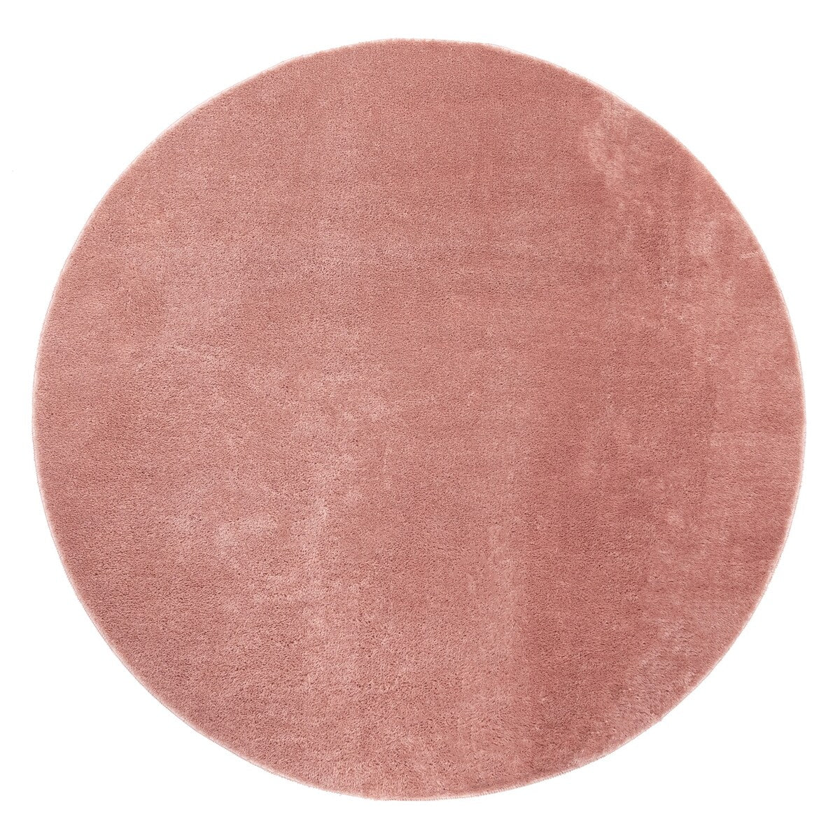 Tapis doux et lavable avec envers antidérapant, disponible en couleurs unies.