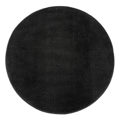 Tapis doux et lavable avec envers antidérapant, disponible en couleurs unies.