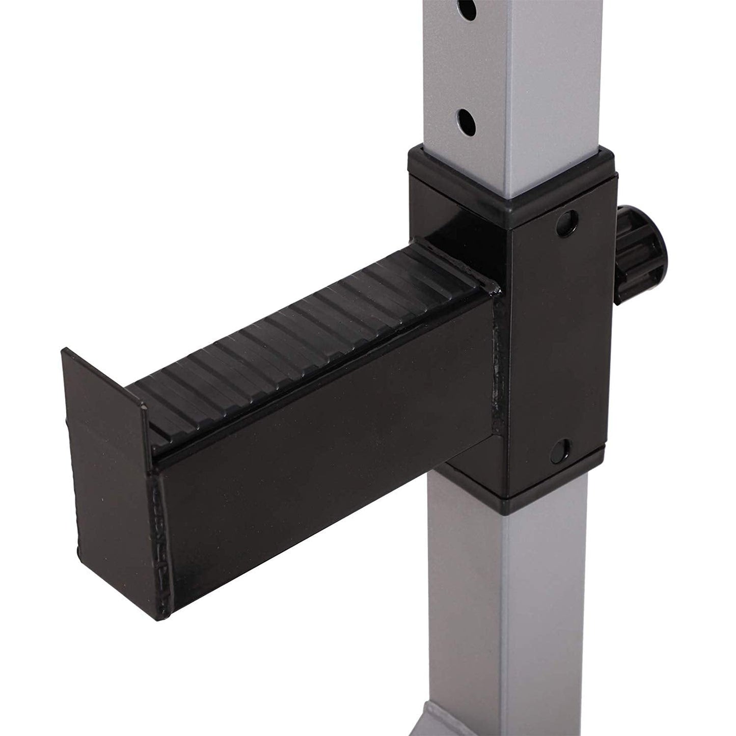 Support à haltères/banc de développé couché Soozier Steel en acier, réglable en hauteur, en 2 pièces - Non applicable