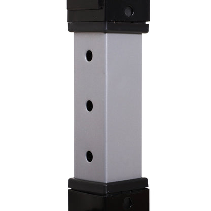 Support à haltères/banc de développé couché Soozier Steel en acier, réglable en hauteur, en 2 pièces - Non applicable