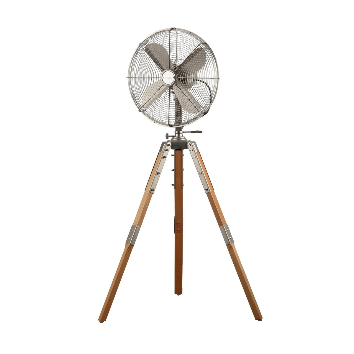 Ventilateur sur trépied Star Fans Star de 40 cm avec pieds en bois