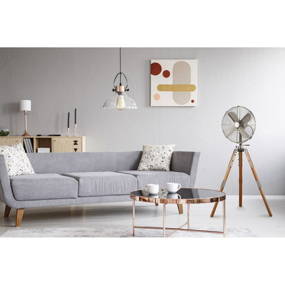 Ventilateur sur trépied Star Fans Star de 40 cm avec pieds en bois