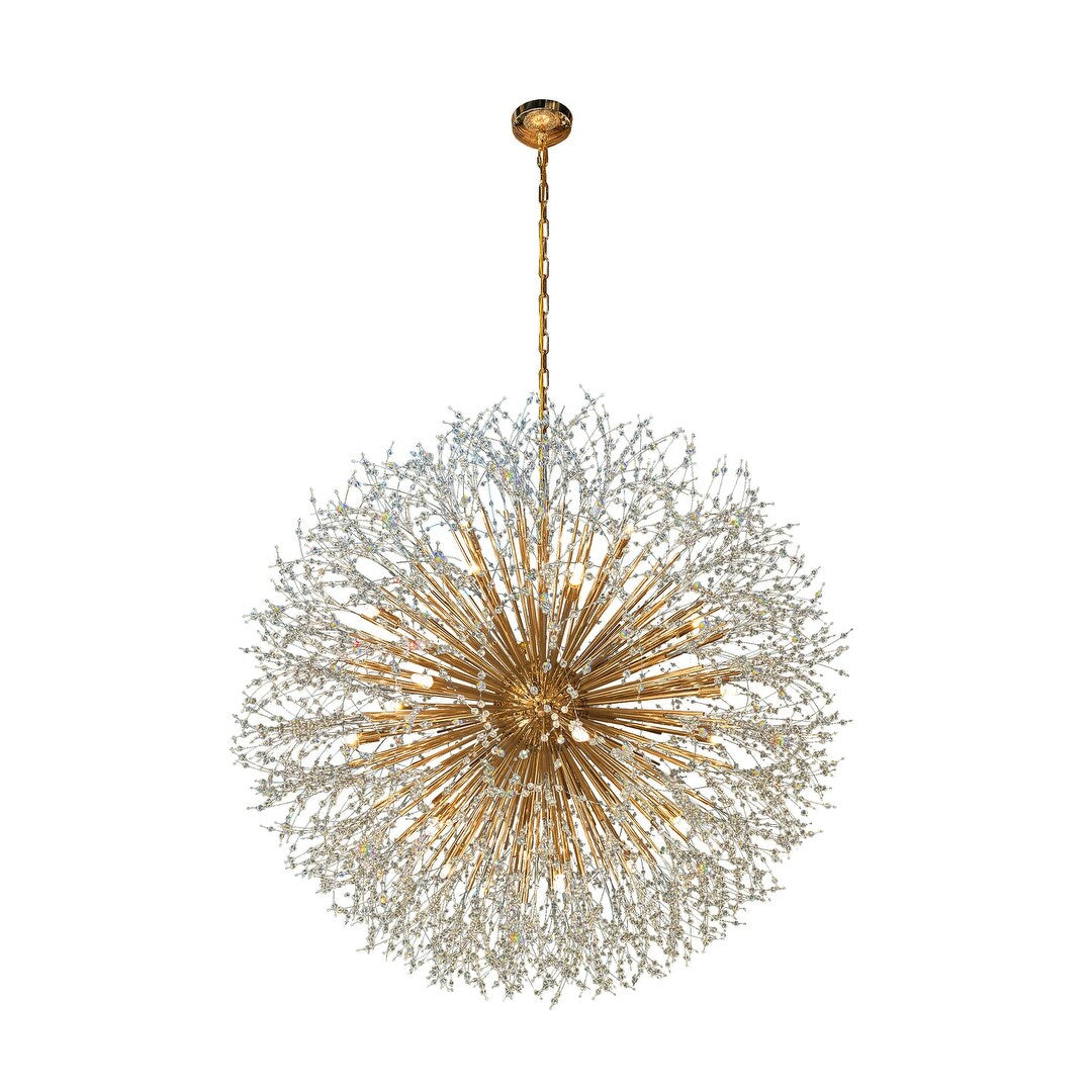Lustre Starburst 47 de large, luminaire en cristal