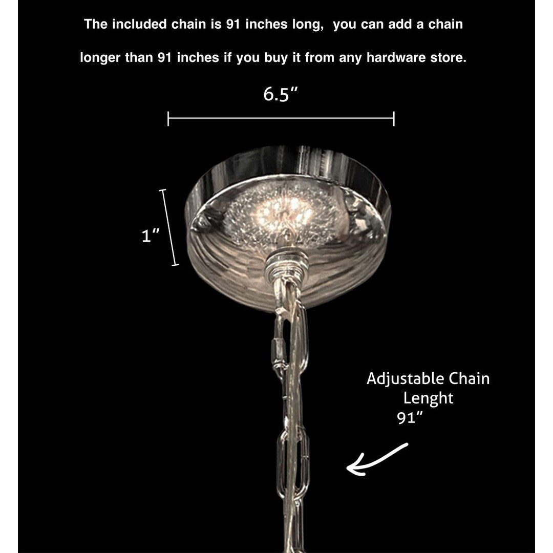 Lustre Starburst 47 de large, luminaire en cristal