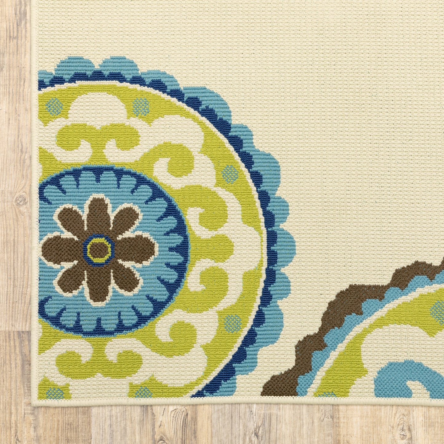 Tapis d'intérieur/extérieur Vista Home Catalina à médaillons floraux