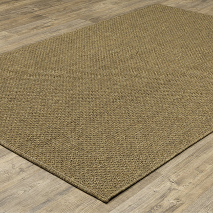 Tapis d'intérieur/extérieur Style Haven Veranda à motif panier tissé ton sur ton