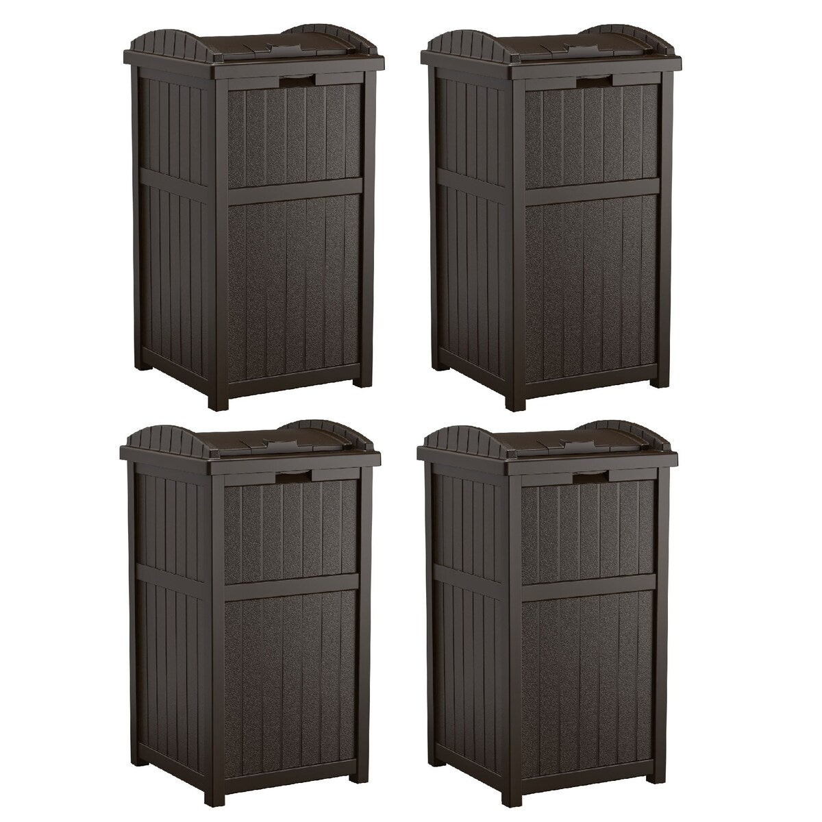 Poubelles Suncast Hideaway de 30 gallons pour l'extérieur et le cyberespace