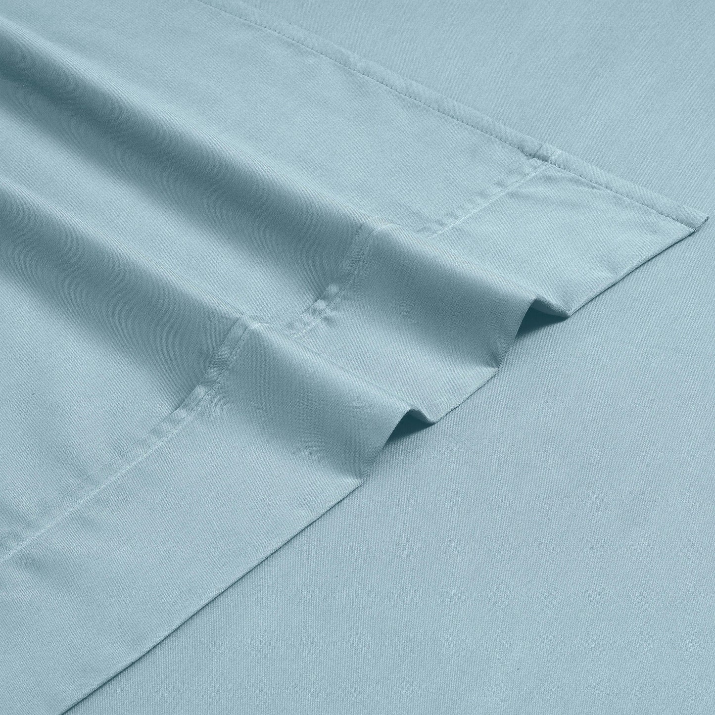 Ensemble de draps-housses en mélange de coton de qualité supérieure, 1200 fils/cm², à poches profondes.