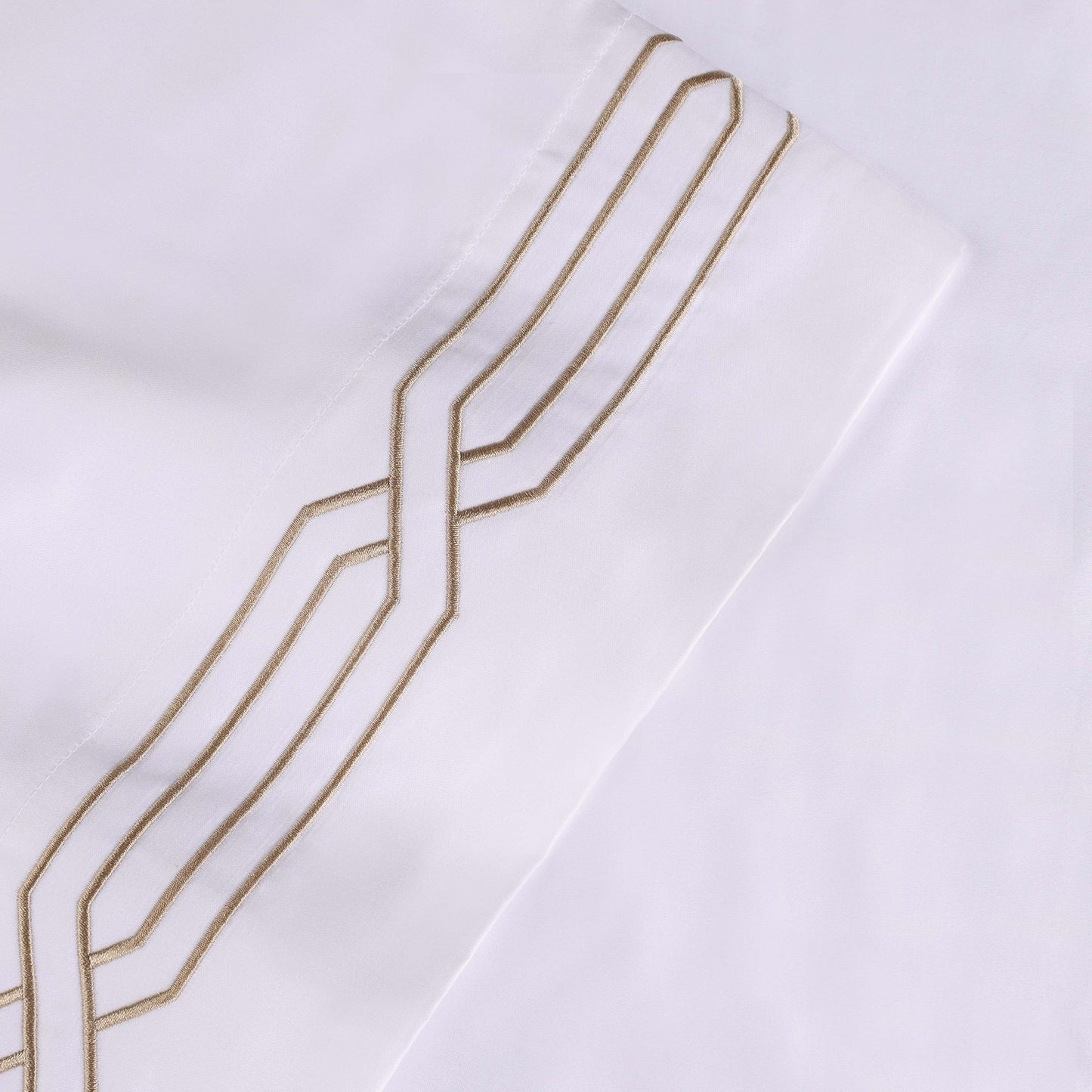 Ensemble de draps unis écologiques en coton égyptien de qualité supérieure, 1200 fils/cm²