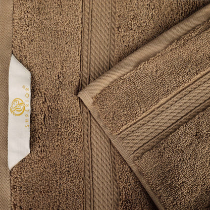 Ensemble de 10 serviettes de toilette en coton égyptien épais de qualité supérieure