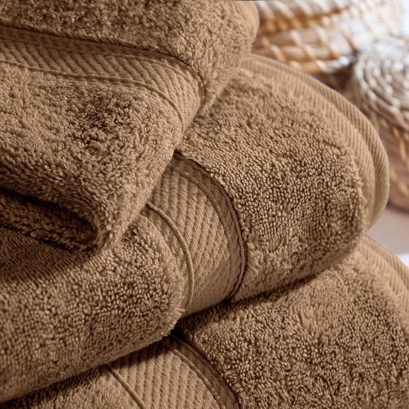 Ensemble de 3 serviettes de toilette épaisses en coton égyptien de qualité supérieure