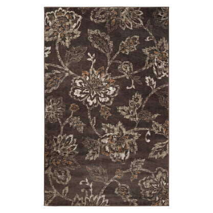 Tapis d'intérieur de style jacobéen à motifs floraux de qualité supérieure
