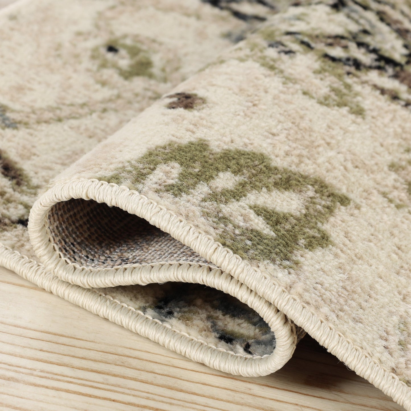 Tapis d'intérieur de style jacobéen à motifs floraux de qualité supérieure