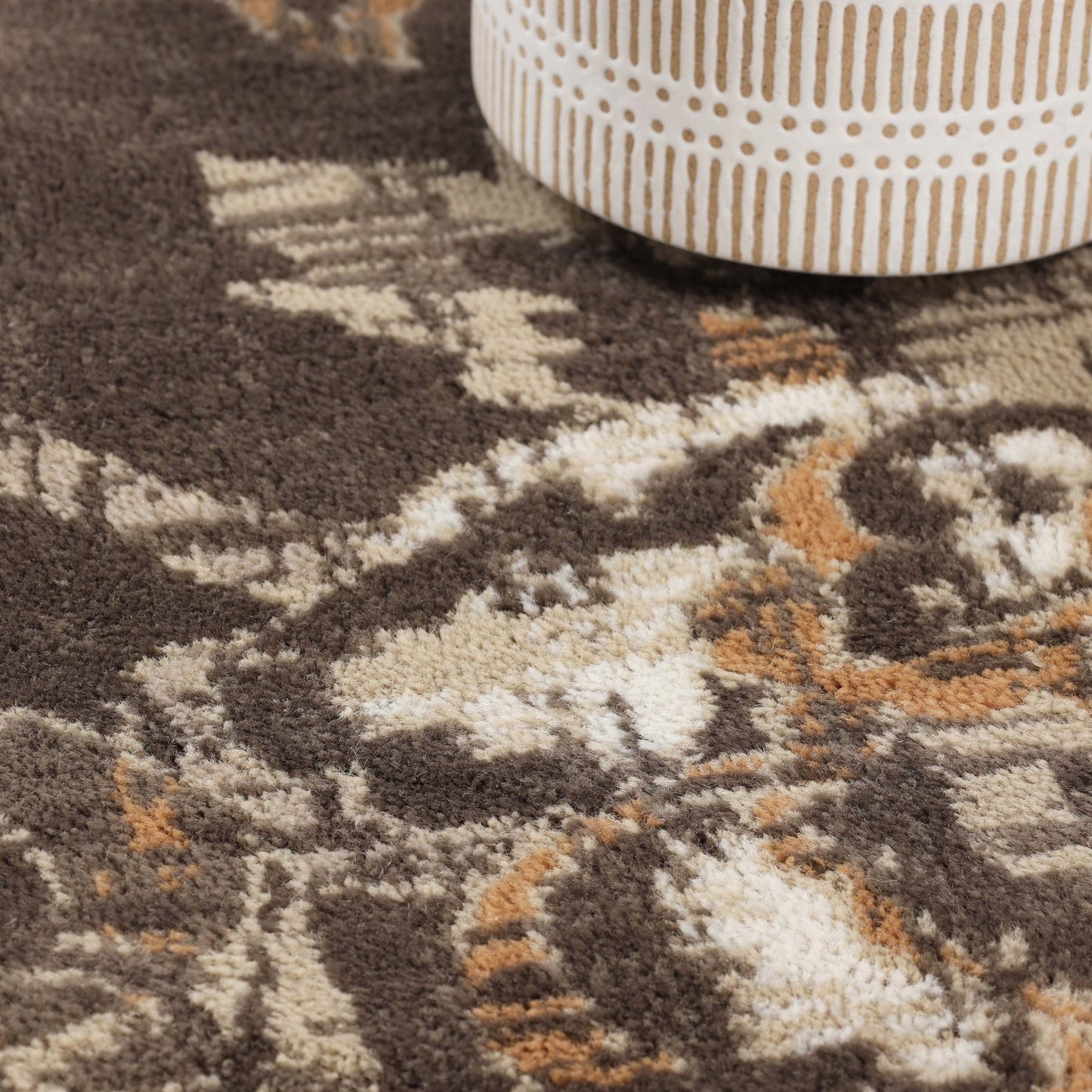 Tapis d'intérieur de style jacobéen à motifs floraux de qualité supérieure