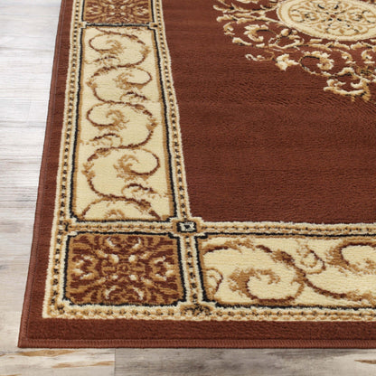 Tapis d'intérieur grand format de style traditionnel de qualité supérieure