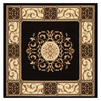 Tapis d'intérieur grand format de style traditionnel de qualité supérieure