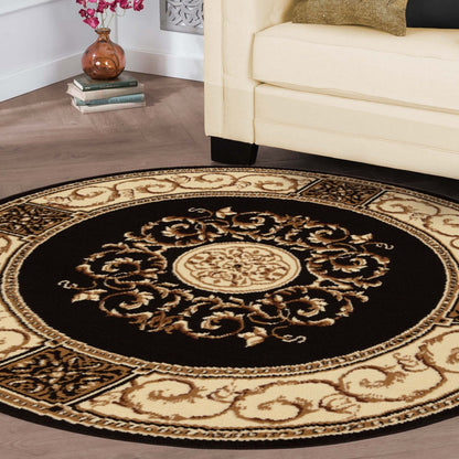 Tapis d'intérieur grand format de style traditionnel de qualité supérieure