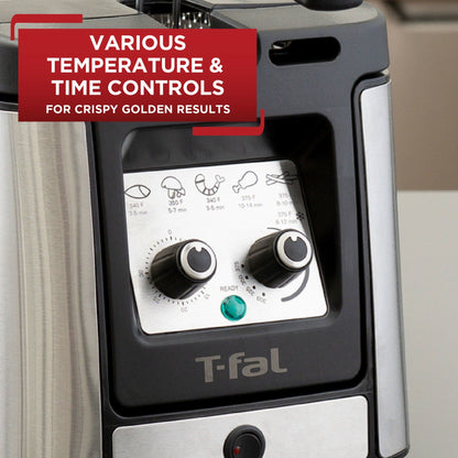 Friteuse T-fal Advanced sans odeur avec élément chauffant à immersion, capacité d'huile de 3,5 L - 3,5 litres