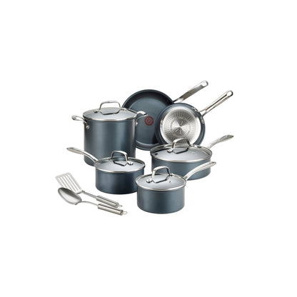 Batterie de cuisine antiadhésive T-fal Platinum avec fond à induction, collection Unlimited Cookware, 12 pièces