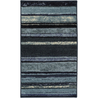 Tapis de style bohème à rayures multicolores Sultan de la collection Curated Nomad