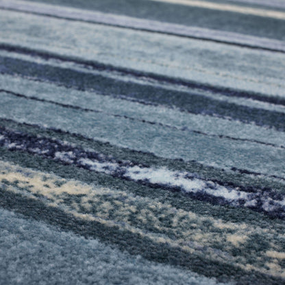 Tapis de style bohème à rayures multicolores Sultan de la collection Curated Nomad