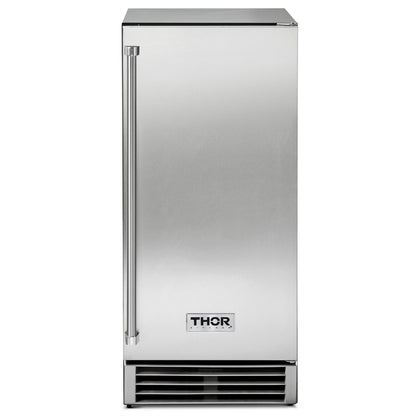 Machine à glaçons encastrable Thor Kitchen de 38 cm (15 pouces) avec une production quotidienne de 22,7 kg (50 lb)