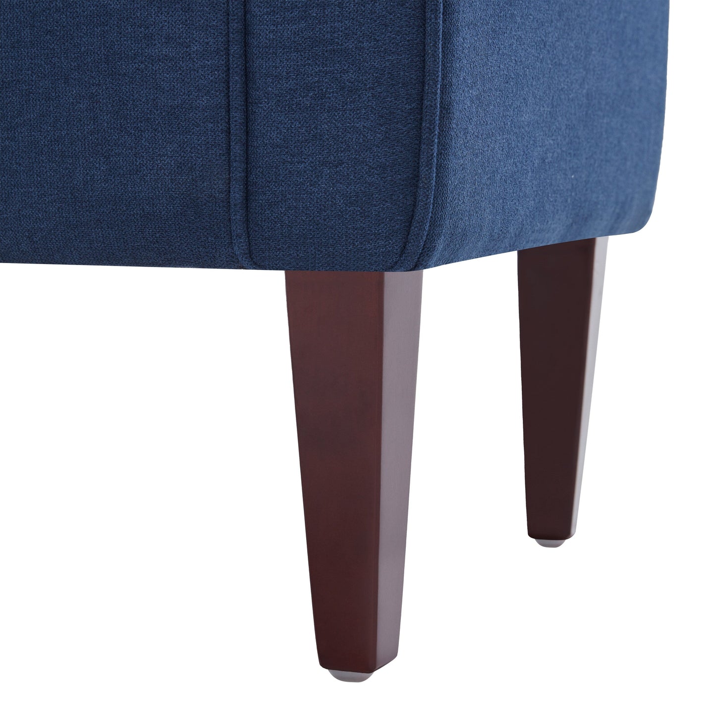 Banc de rangement rembourré avec accoudoirs, banc d'entrée avec couvercle capitonné rabattable, 128 cm (50,4 pouces).