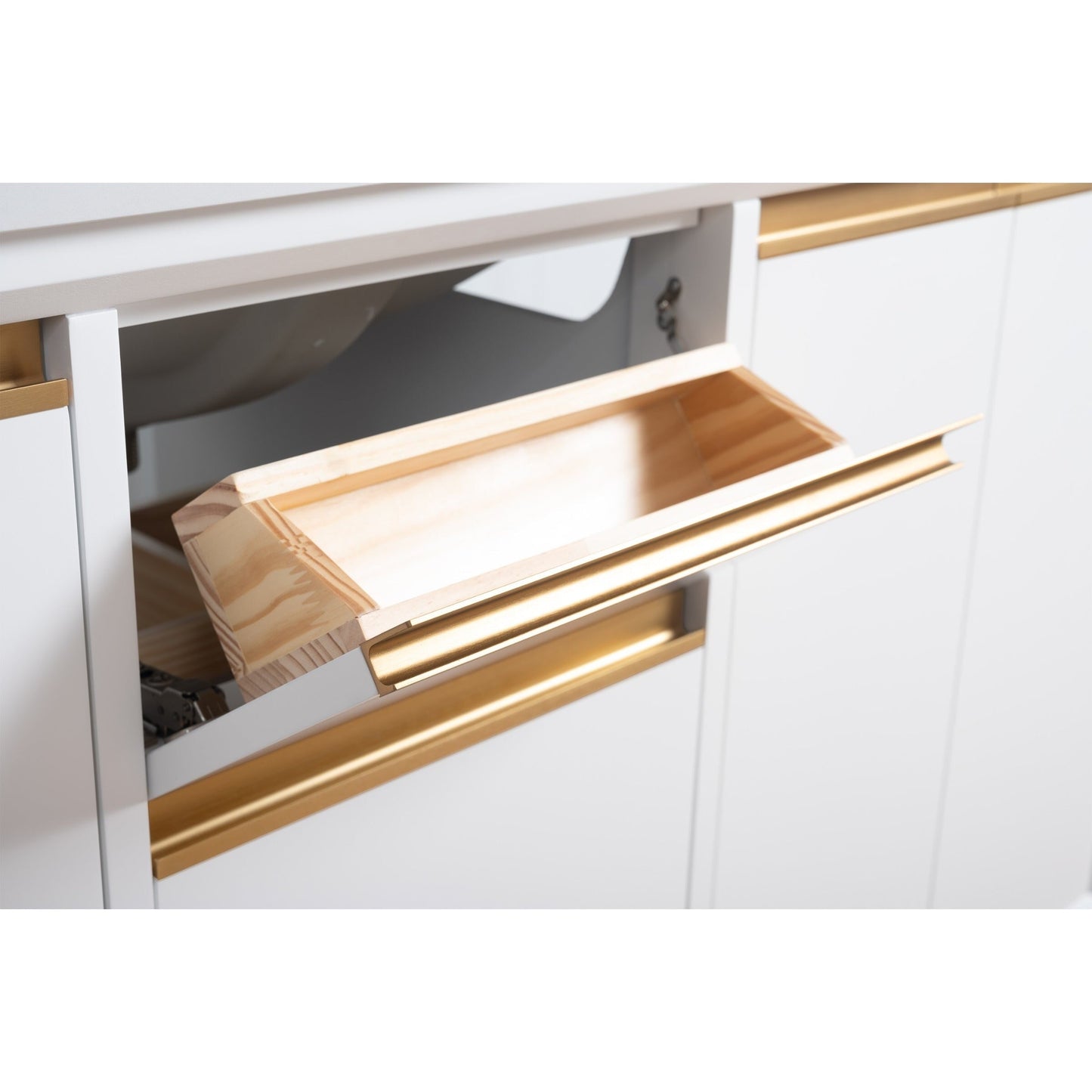 Meuble-lavabo Vanity Art avec vasque en céramique et plan de travail en marbre reconstitué