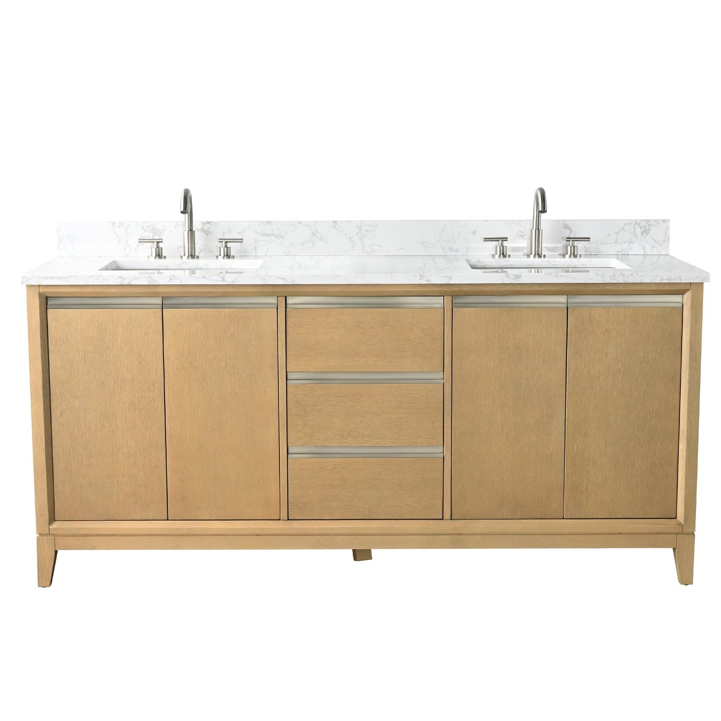 Meuble-lavabo Vanity Art avec vasque en céramique et plan de travail en marbre reconstitué