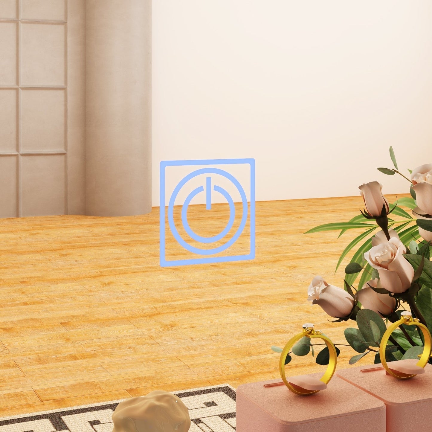 Ensemble coiffeuse avec miroir et lampe, table de maquillage avec tabouret