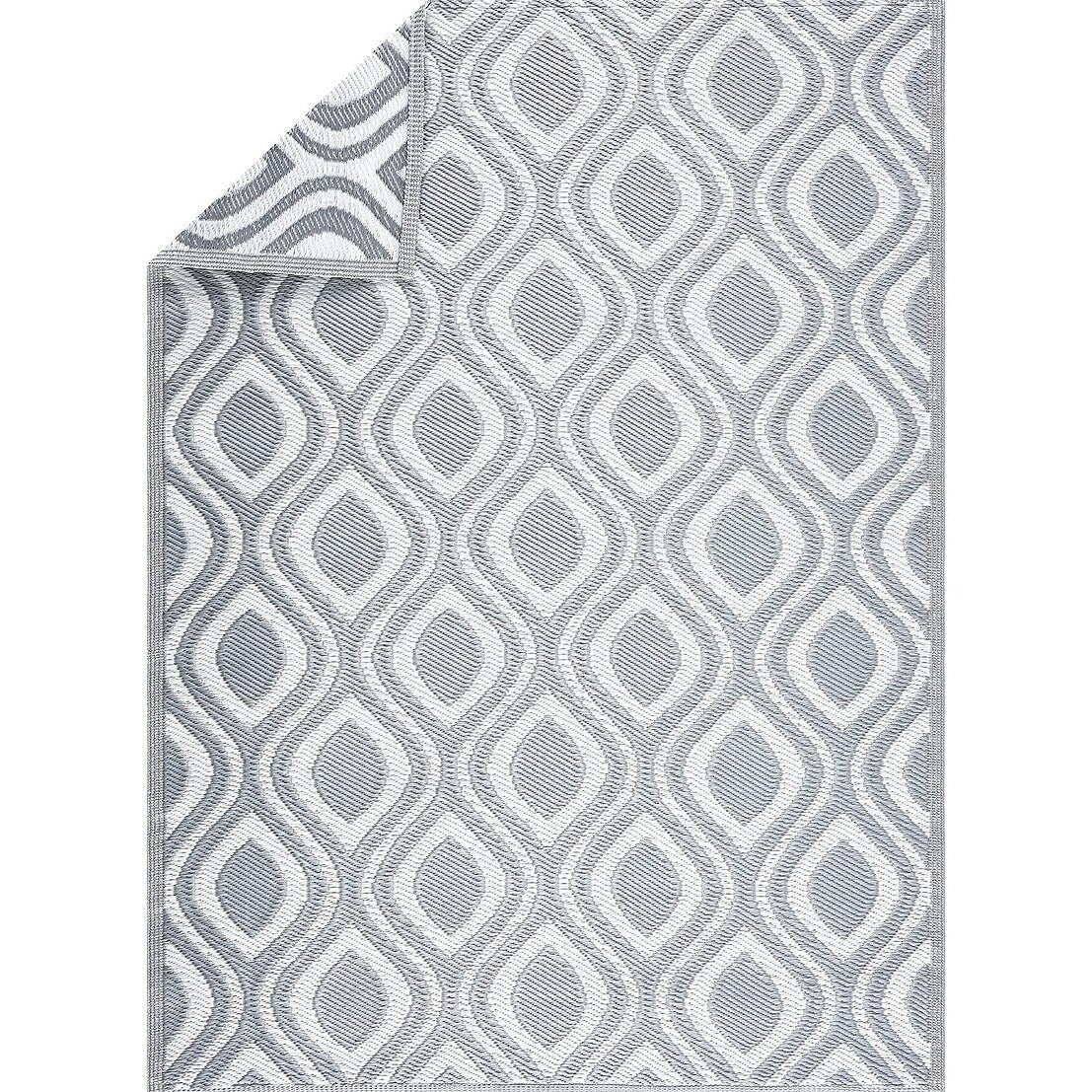 Tapis de sol/tapis d'extérieur léger et réversible Venice en plastique recyclé