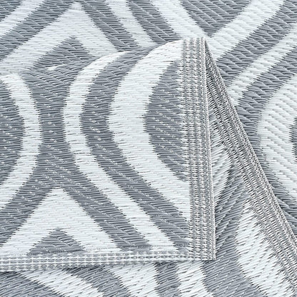 Tapis de sol/tapis d'extérieur léger et réversible Venice en plastique recyclé